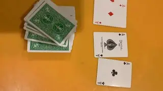 My First Magic Four Ace Trick that fooled me
