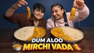Payal Ne Banaya Tasty Dum Aloo & Mirchi Vada😍