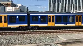 Treinen op Station Leiden Centraal