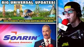 BIG Universal News: 2026 Tickets Dropped, Epic Park Hopping, Universal TX, Disney's NEW Soarin' Ride