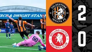 Invicta see off battling Wings 🪽 | Folkestone Invicta 2-0 Welling United | Highlights