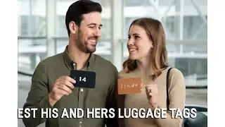 🎒 WORLD TRAVELER Eccolo Luggage Tag Set | Best His and Hers Luggage Tags 💼