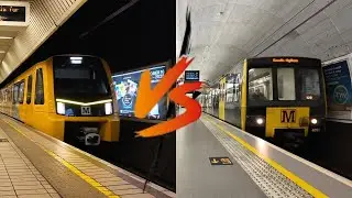 A RACE against time! New Vs Old. Tyne and Wear Metro