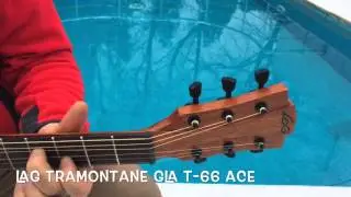 LAG Tramontane GLA T-66 ACE Elektro Akustik Gitar (Bi Kuple)