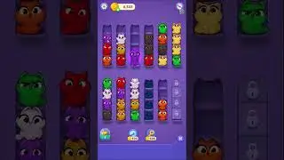 Kitty Sort: Twisted Tails Level 375 | Funny Games