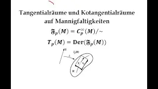 Alles über Tangentialräume und Kotangentialräume auf Mannigfaltigkeiten