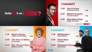 Prime7 - New Lineups (November 2012)
