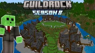 Building a medieval village in Minecraft - GuildRock January Stream Weekend