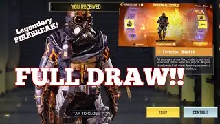 *NEW* INFERNAL CIRCLE DRAW!!LEGENDARY FIREBREAK FULL DRAW! | COD MOBILE | DRAW CODM