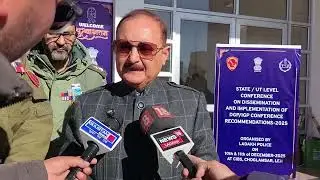 Ladakh Police organises DGP / IGP State level confrence in Leh. 