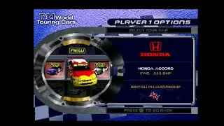 TOCA World Touring Cars / Введение для PlayStation (PS1)