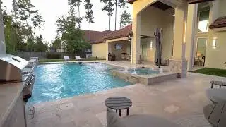 Epic Pool Reveal:  Pool with Spa, Entertainment & Relaxation Zones