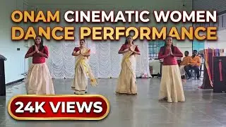 ONAM CELEBRATION DANCE PERFORMANCE🌸 | Simple Girls Group Dance | Malayalam-Tamil Mashup Song 🎶