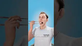 Chopsticks Ka Secret Formula! 🥢 Fingers Ka Perfect Technique 😱 #facts #shorts