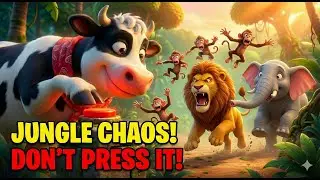 NEVER Press the Red Button! 🔴  Funny Moral Story for Kids  Daisy the Cow 🐄 #funnyanimals
