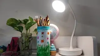 Easy & Beautiful recycling Brush Holder Painting