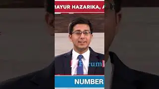 IAS Topper Mayur Hazarika (Forum IAS Student ) | All India Rank -5 | Mock Interview | #shorts 11