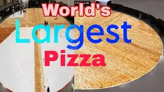 World's Largest Pizza 🍕|Guinness World Records |@airrack