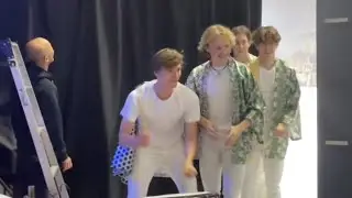 2024 The ICE backstage – Deniss Vasiljevs, Ilia Malinin, Mikhail Shaidorov, Nika Egadze ft. Kodo 🥁