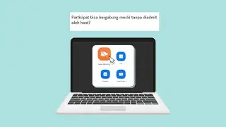 Cara agar peserta zoom meeting langsung bergabung tanpa di Admit oleh Host