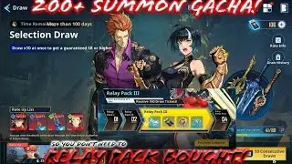 Solo Leveling - 200+ Summon Gacha From Relay Pack TopUp! so you don't need to try~