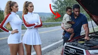 Black Single Dad Stops to Fix Twins Women's Car&mdash; Unaware Their Father's the Judge Who Holds His Fate