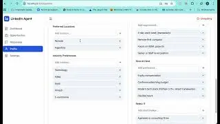 LinkedIn AI Agent - Demo: Frontend React + Backend FastAPI