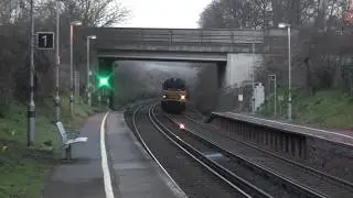 (HD) DB Schenker 92037 &ldquo;Sullivan&rdquo; passes Barming with the Barry Docks traffic - 20/4/13