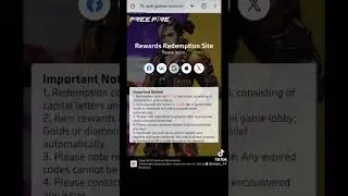 TUTORIAL PARA CANJEAR LOS C&Oacute;DIGOS DE LOS DROPS #freefire #fyp #tutorial #apoyo