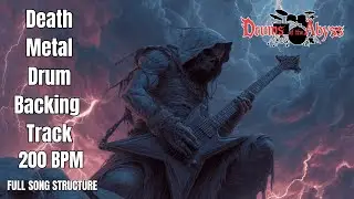 200 BPM Death Metal Drum Track – Relentless Blast Beat Fury