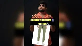 Correct FITTING: Jeans, Chinos & Trouser #shorts #fitting