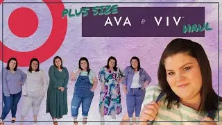 PLUS SIZE TARGET AVA & VIV HAUL // TRY ON