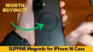 Обзор чехла SUPFINE MagSafe для iPhone 16: тонкий, матовый и ударопрочный чехол с защитой от отпе...