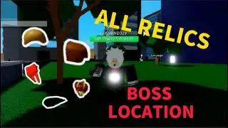 ALL relics and boss location in Roblox One Punch Man: Destiny