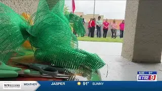 Tyler County supporting Hill Country Flood victims with yellow and green bows