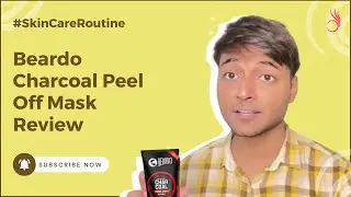 Beardo Activated Charcoal Peel Off Mask review | Khooobsooorat Beauty