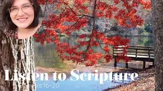 Listen to Scripture Read Aloud Genesis 16-20 | Peaceful Bible verses for sleeping with music