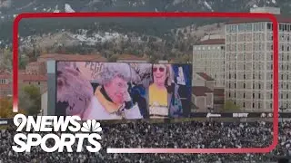CU Buffs superfan Peggy turns 100: Crowd sings 'Happy Birthday' during Folsom Field game