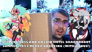 HELLUVA BOSS AND HAZBIN HOTEL SUMMER 2024 MERCH UNBOXING!