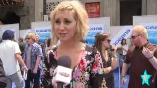 Jonas Star Chelsea Staub Supports Joe Jonas at Oceans Premiere