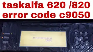 how to taskalfa 620 /820 error code c9050 || kyocera km error code solution || ghani trader