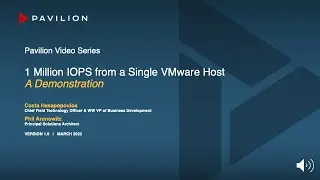 1M IOPS to a Single VMWare Host a Demo - NVME-oF, NVMe-over-Fabrics, NVMe-RoCE, NVMe-TCP, NVMe