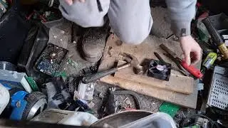 how to scrap a computer fan for copper motor #shorts
