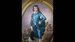 Vintage Ornate Gold Frame The Blue Boy Oil Painting Reproduction Art Print#eBay#bmonlineantiques