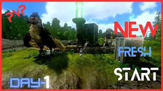 ARK - FRESH NEW START BEST START EVER || PVP SERIES DAY - 1