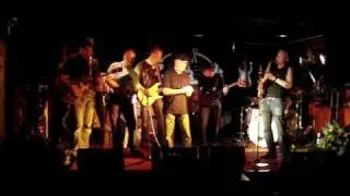 Fred jamming at the Nix Blues Club Enschede