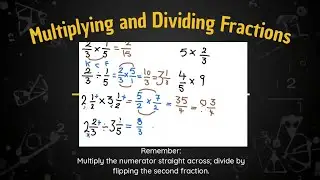 Multiplying and Dividing Fractions (Including Mixed Numbers)