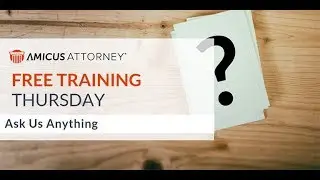 Amicus Attorney   Ask Us Anything