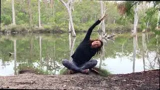 Pilates Mermaid(modified) at the lake