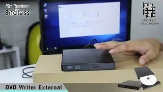DVD-ROM แบบพกพา Portable External DVD-ROM ไดรฟ์ภายนอก DVD-ROM แบบพกพา น้ำหนักเบา รองรับ USB2.0